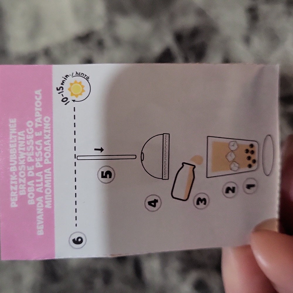 Miniverse Make It Mini Peach Boba - Picture 2 of 4